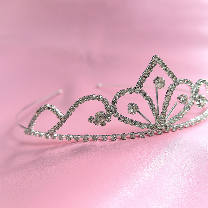 Women Accessories Aesthetic - Coroa de Noiva em Cor Prata