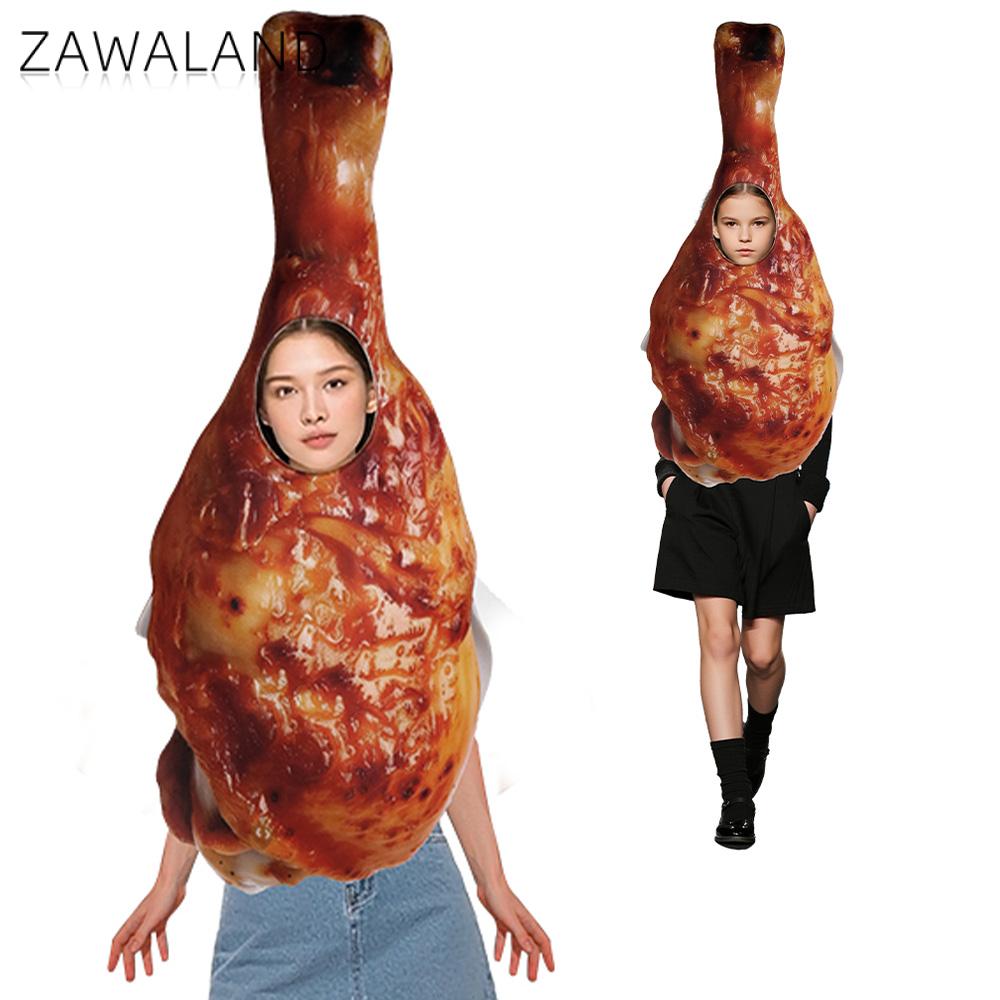 Women'S Vacation Accessories - Engraçado assado peru perna traje dia