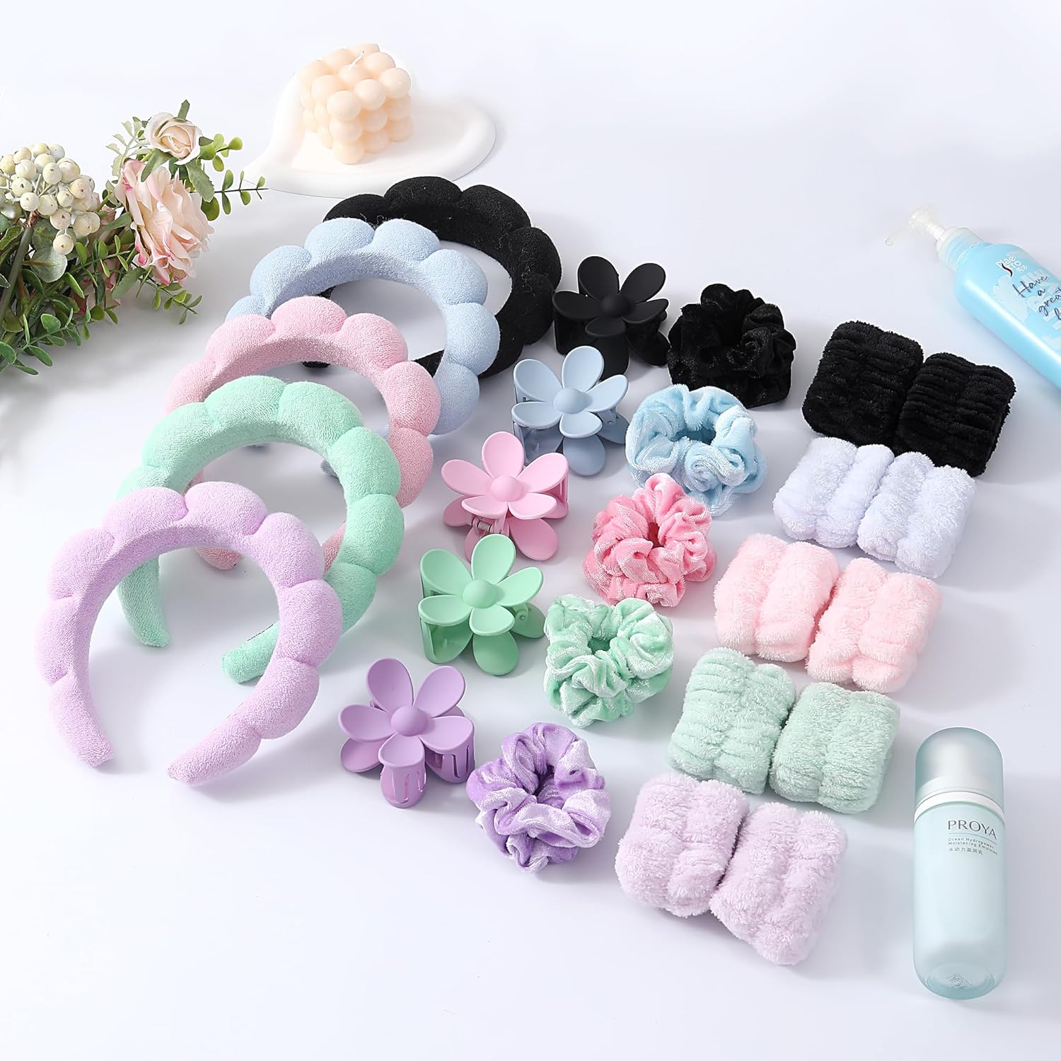 Women Accessories Combo Gift - 6 pçs headbands conjunto de pulseira