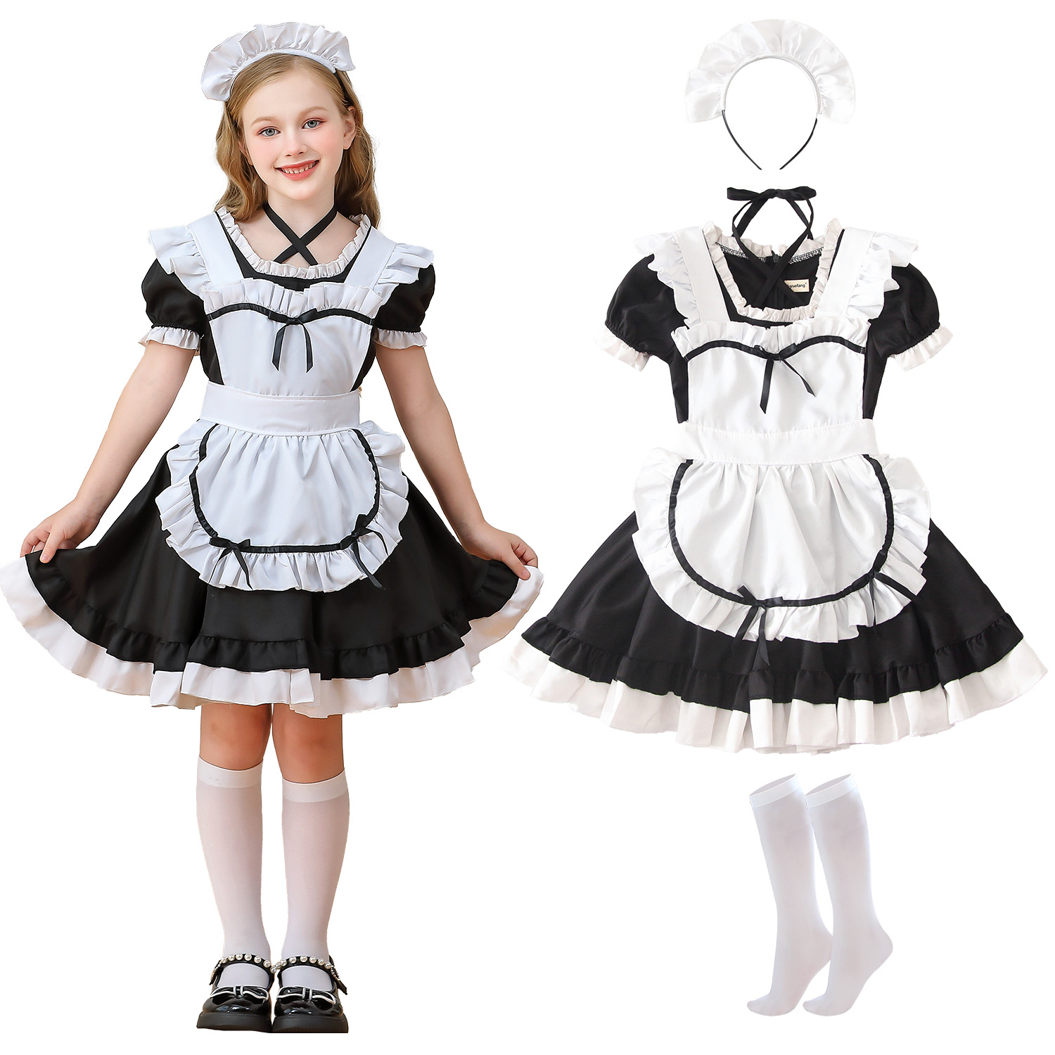 Women'S Vacation Accessories - Fantasia de Cosplay de Empregada Lolita