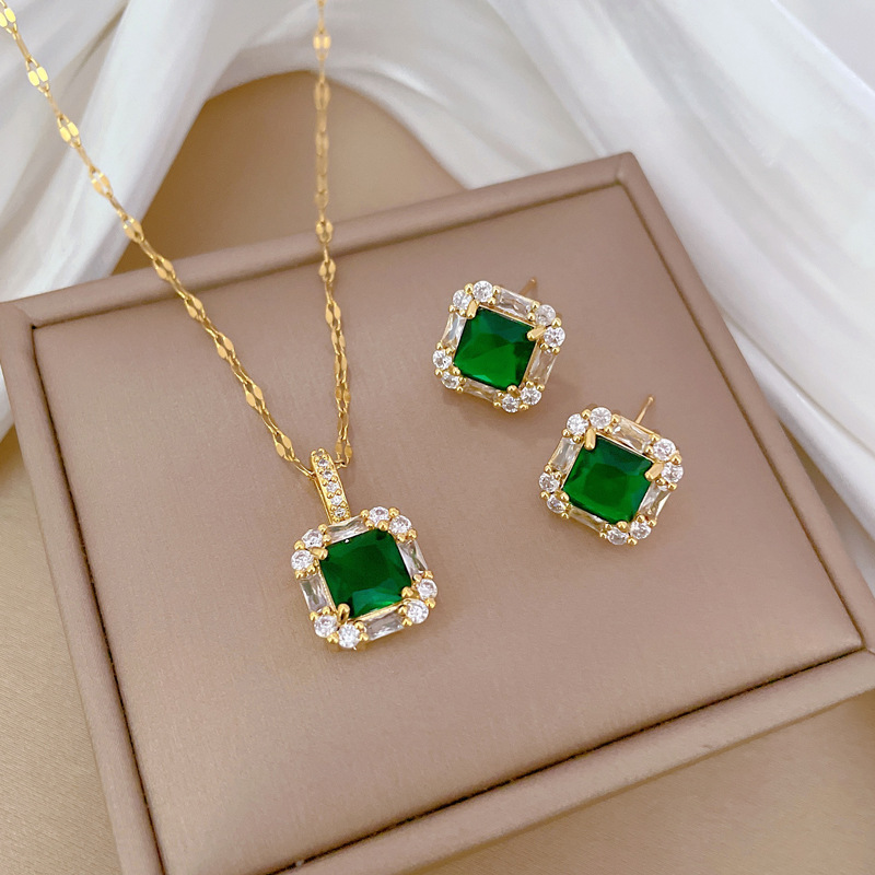Women Accessories Combo Gift - Conjunto de Joias Femininas em Aço