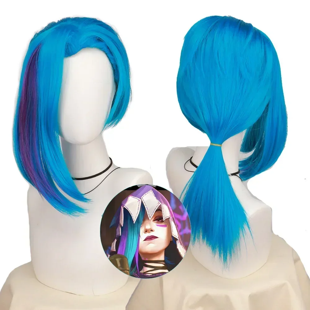 Women'S Accessories New Look - Peruca Azul Solta Estilo Canhão, Resistente