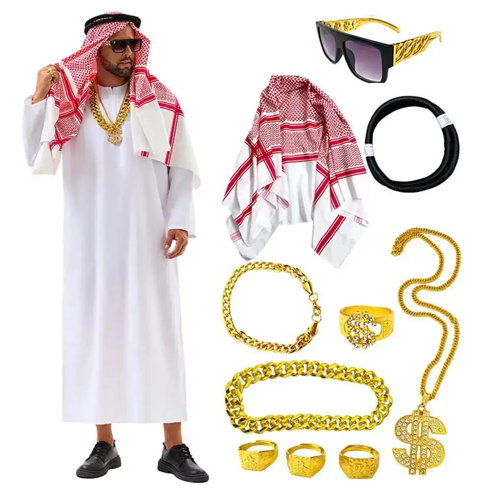 Women'S Vacation Accessories - Traje Árabe de Dubai, Cosplay de
