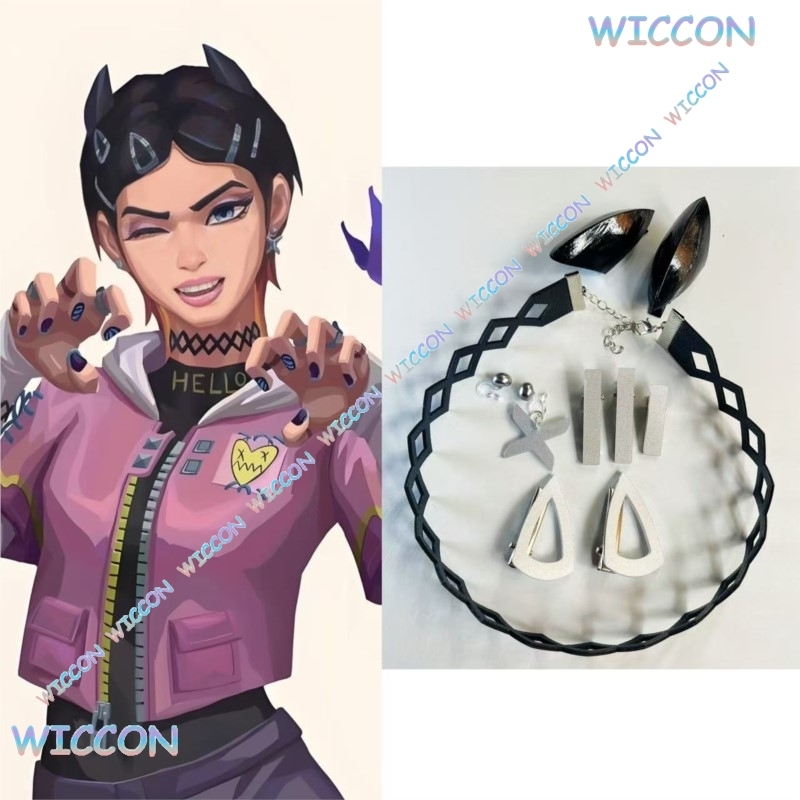 Women Accessories Aesthetic - Valorant cravo clipe colar borboleta brincos