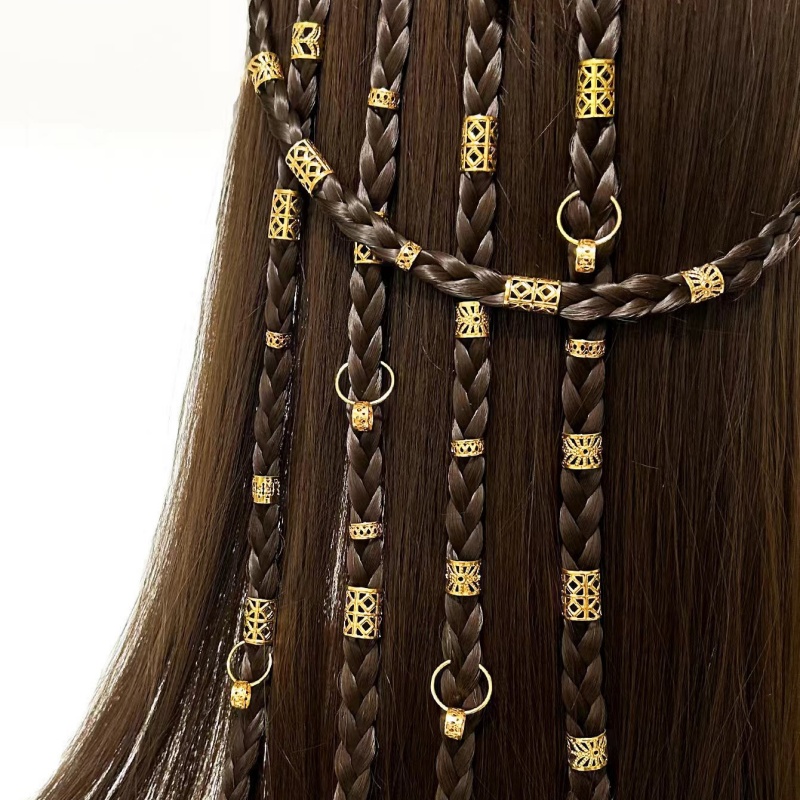 Women Accessories Combo Gift - 80 pçs liga dreadlock contas de