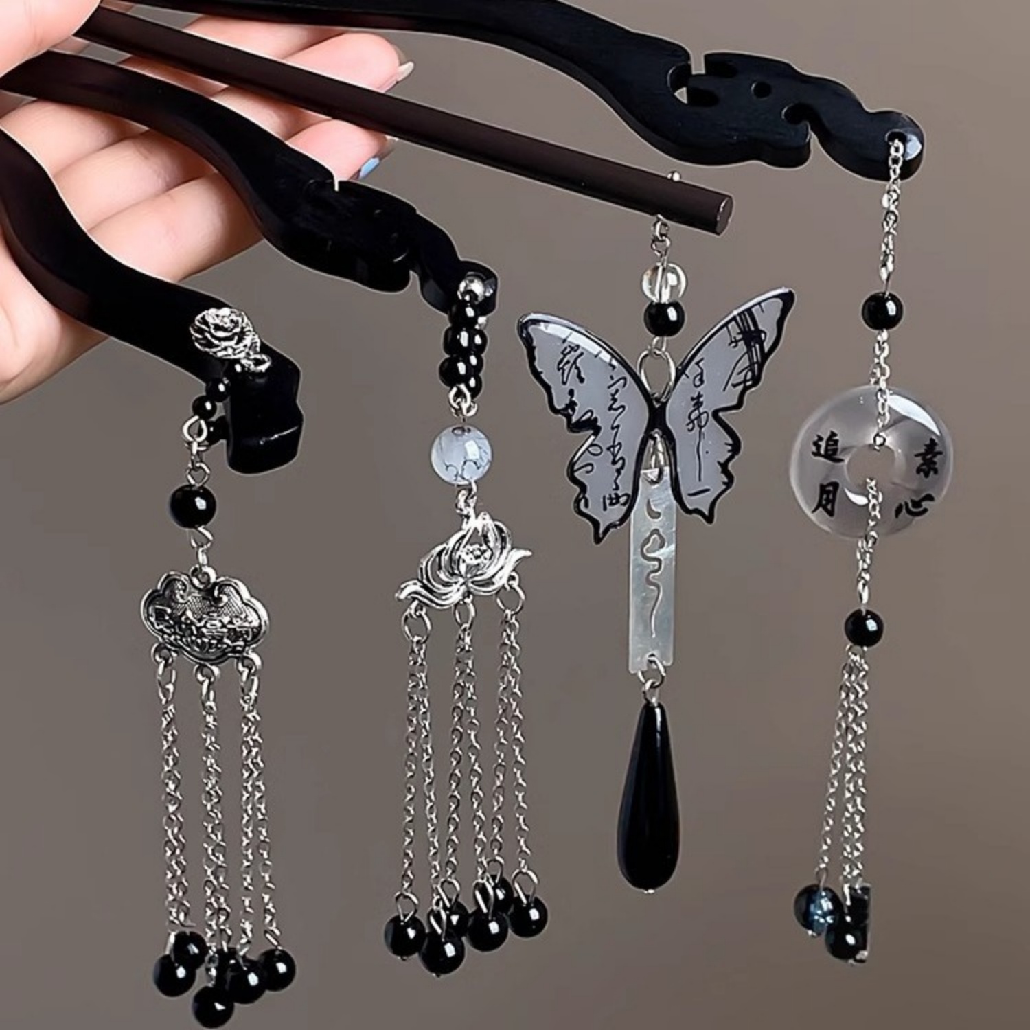 Luz de luxo madeira borla hair - Women Accessories Aesthetic avaliação e preço