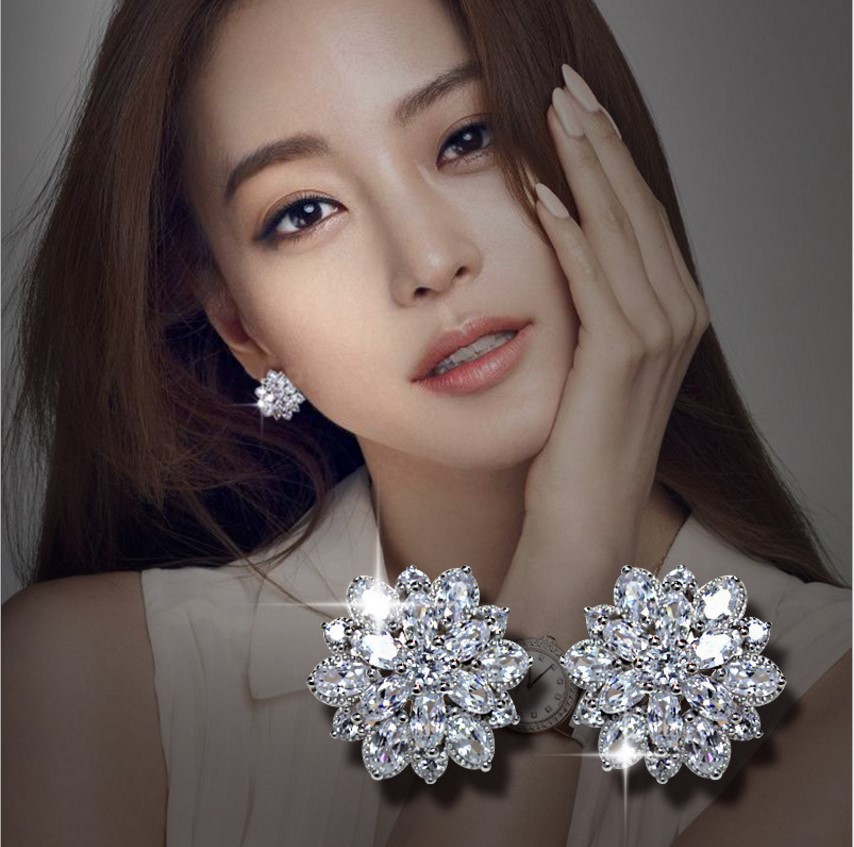 Big Flower Lab Brincos de Diam - Statement Earrings Oversized avaliação e preço
