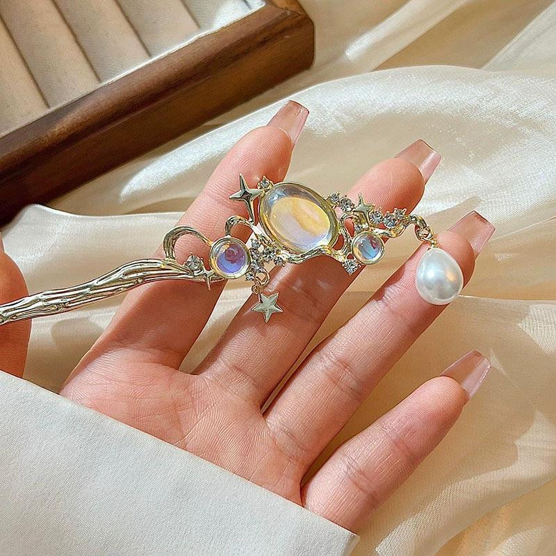 Grampo de Cabelo de Pedra da L - Women Accessories Aesthetic avaliação e preço