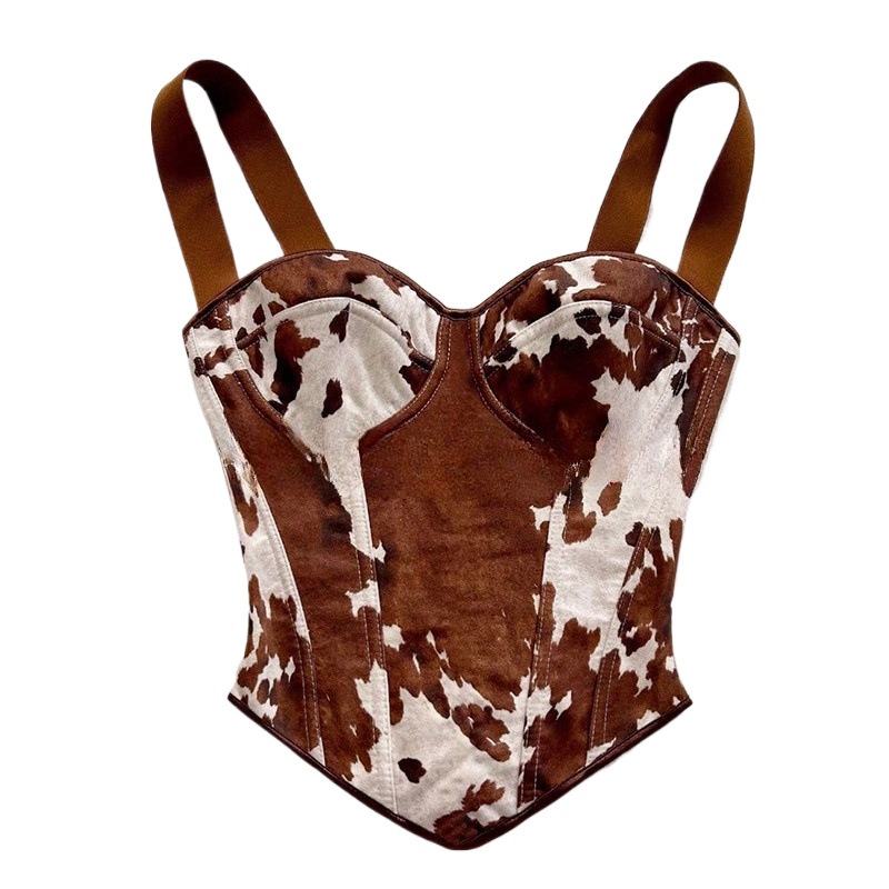 Top Corset Feminino Estampa de - Women'S Vacation Accessories avaliação e preço