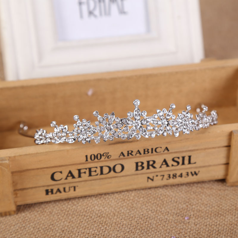 Tiara de cristal para casament - Women'S Wedding Accessories avaliação e preço