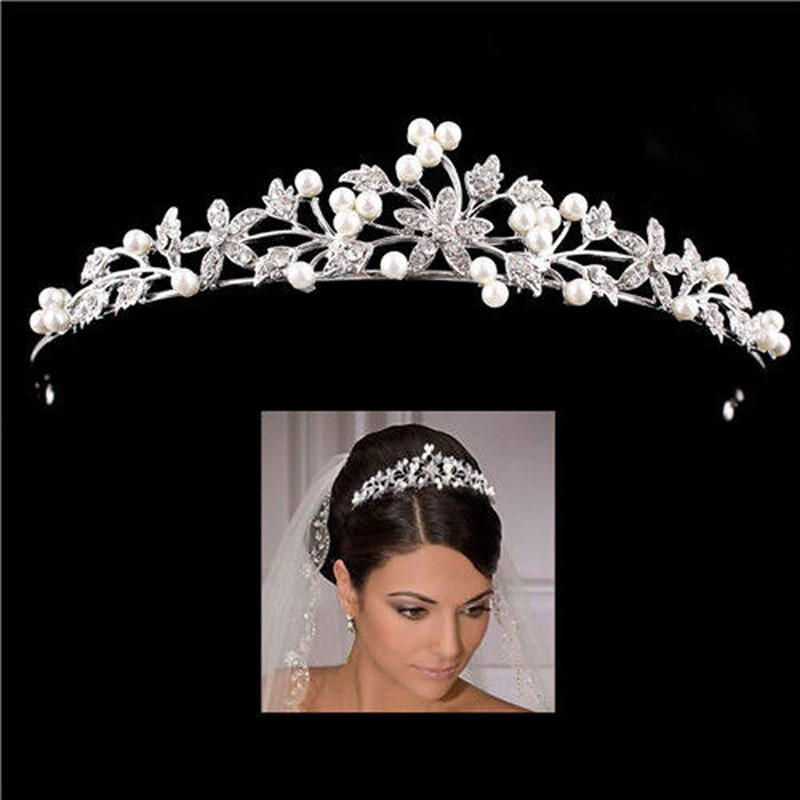 Tiara de cristal para casament - Women'S Wedding Accessories avaliação e preço