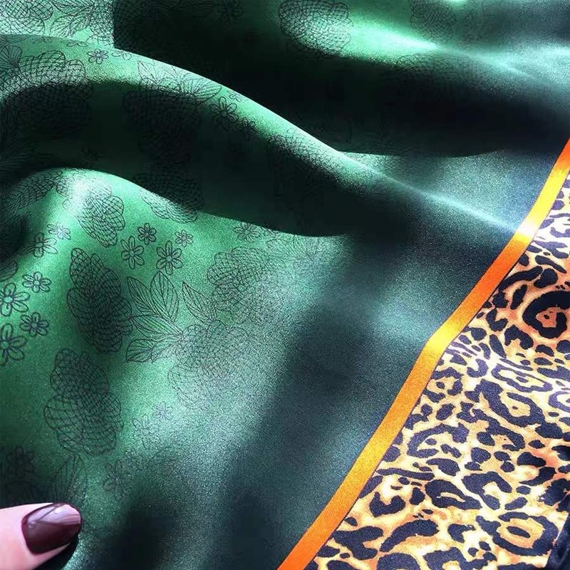 [BYSIFA] Novo lenço de seda ve - Accessories Brand For Women avaliação e preço