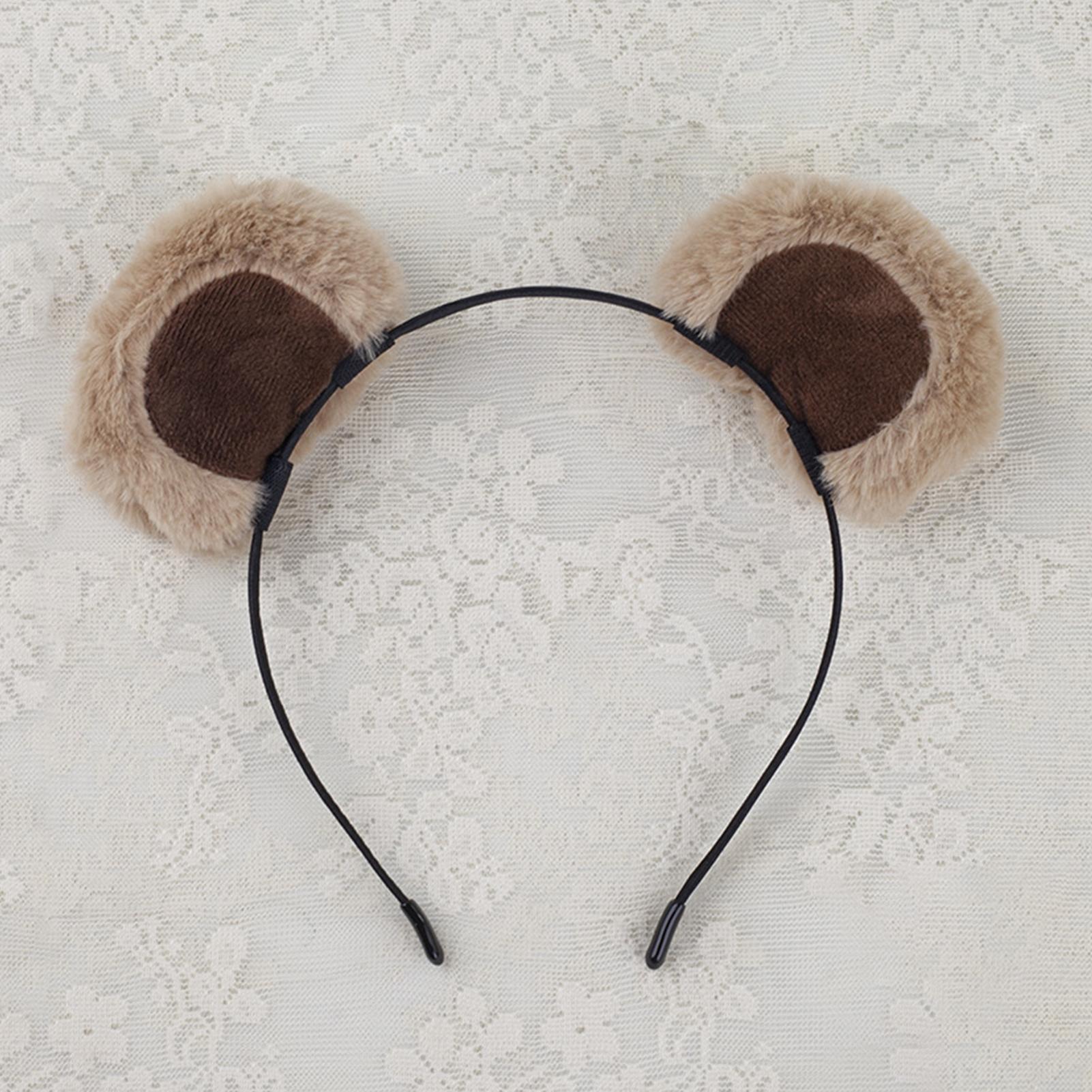 Tiara de Orelhas Marrons Fofas - Women Accessories Combo Gift avaliação e preço