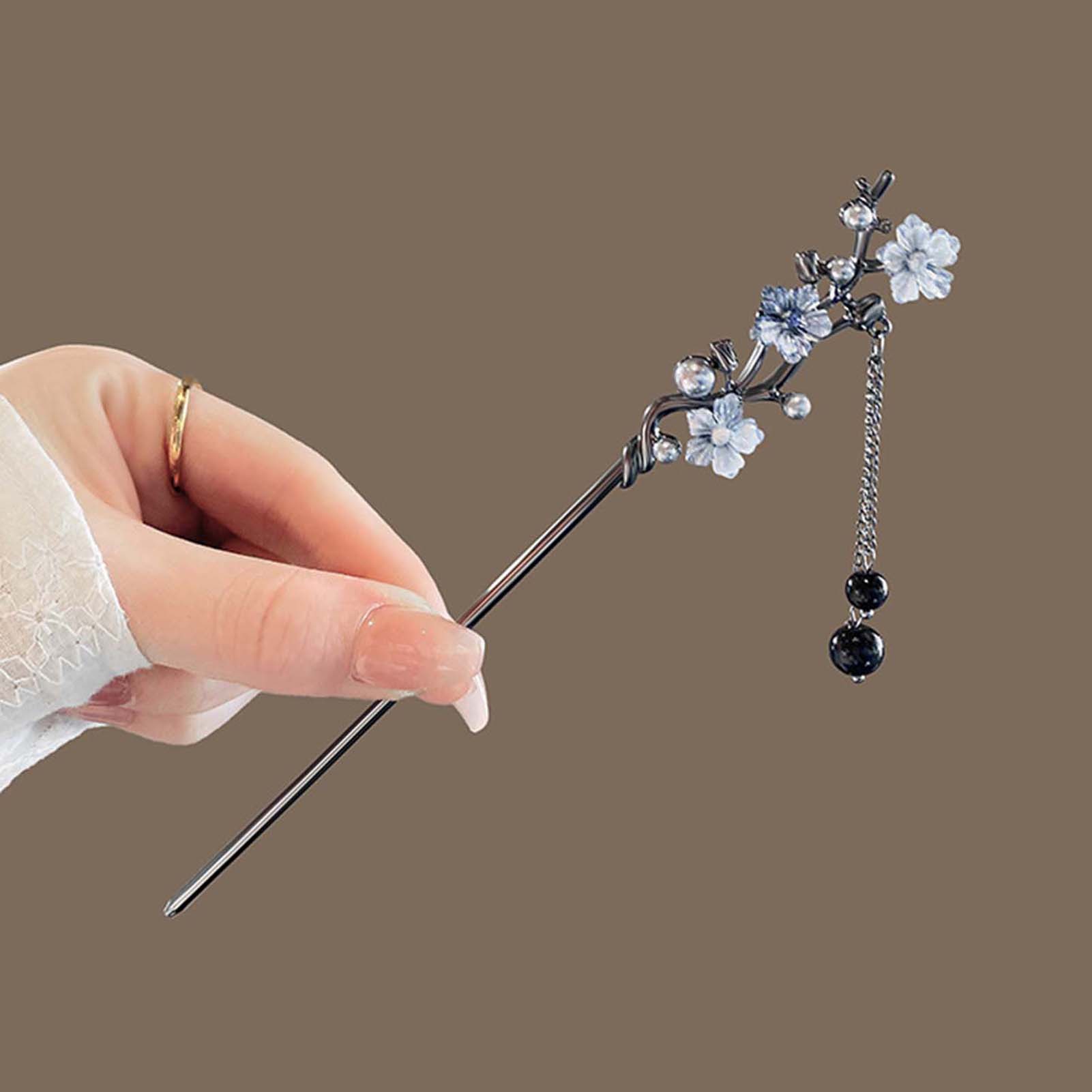 Paus de Cabelo Estilo Chinês,  - Pearl Hair Pin avaliação e preço