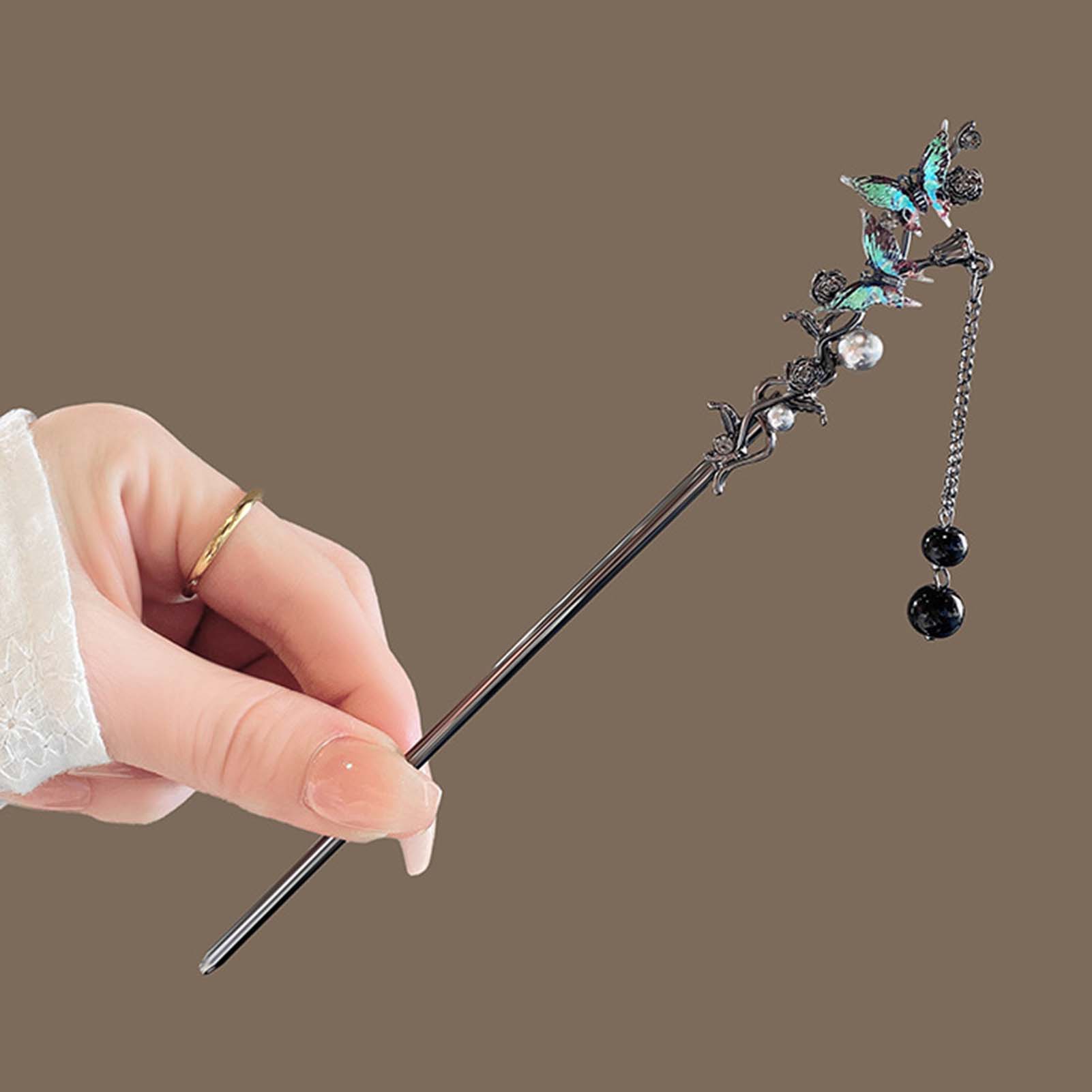 Paus de Cabelo Estilo Chinês,  - Pearl Hair Pin avaliação e preço