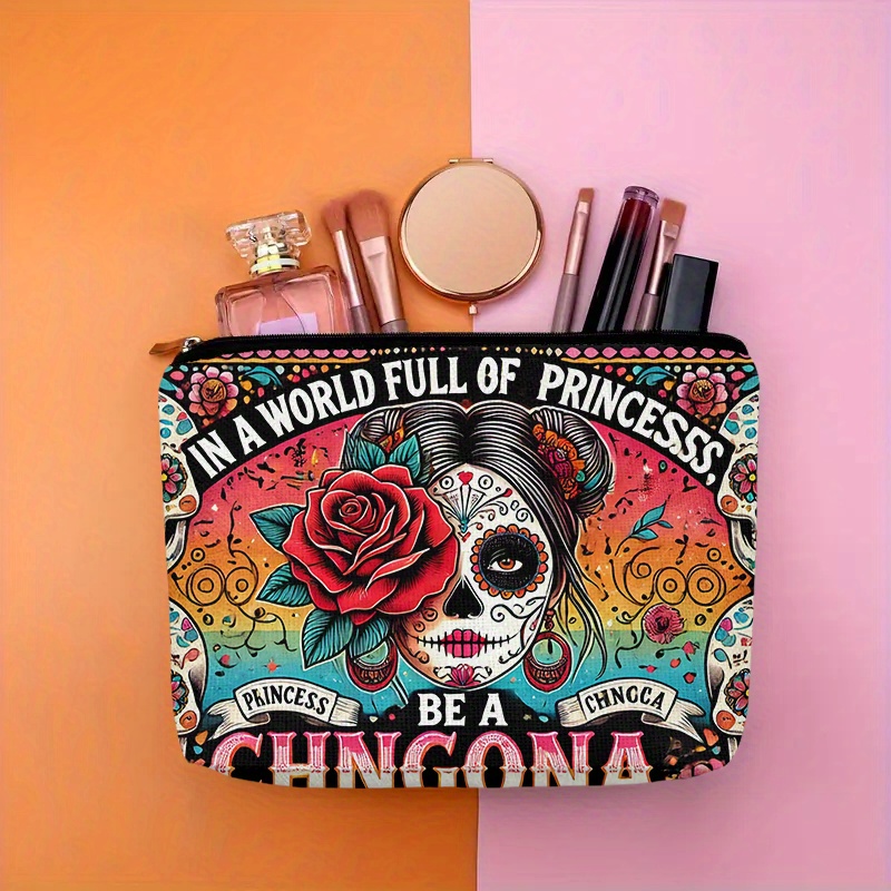 Uma bolsa cosmética de flor e  - Women Accessories Box avaliação e preço