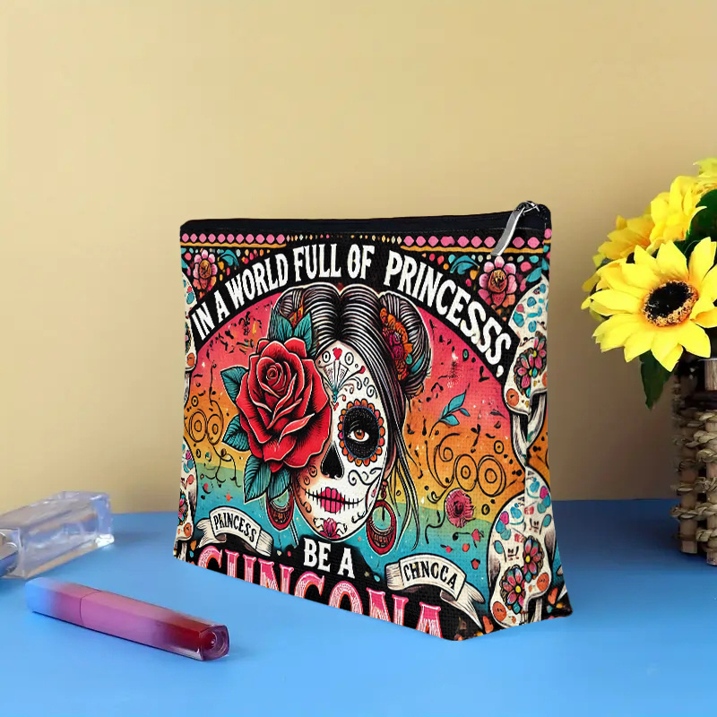 Uma bolsa cosmética de flor e  - Women Accessories Box avaliação e preço