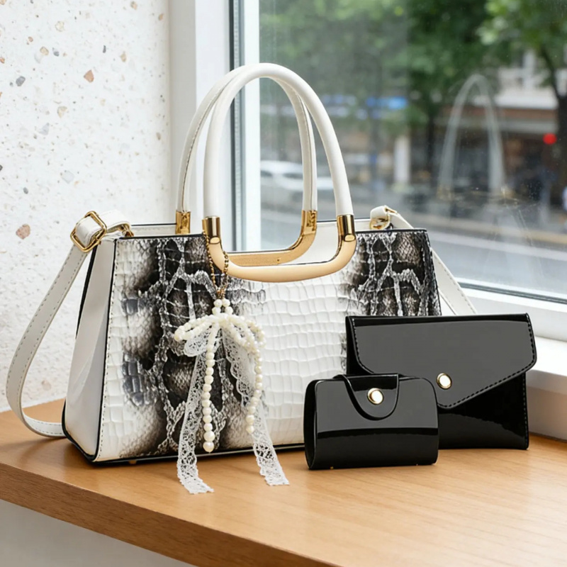 Conjunto de Bolsas Femininas,  - Women Accessories Bag avaliação e preço