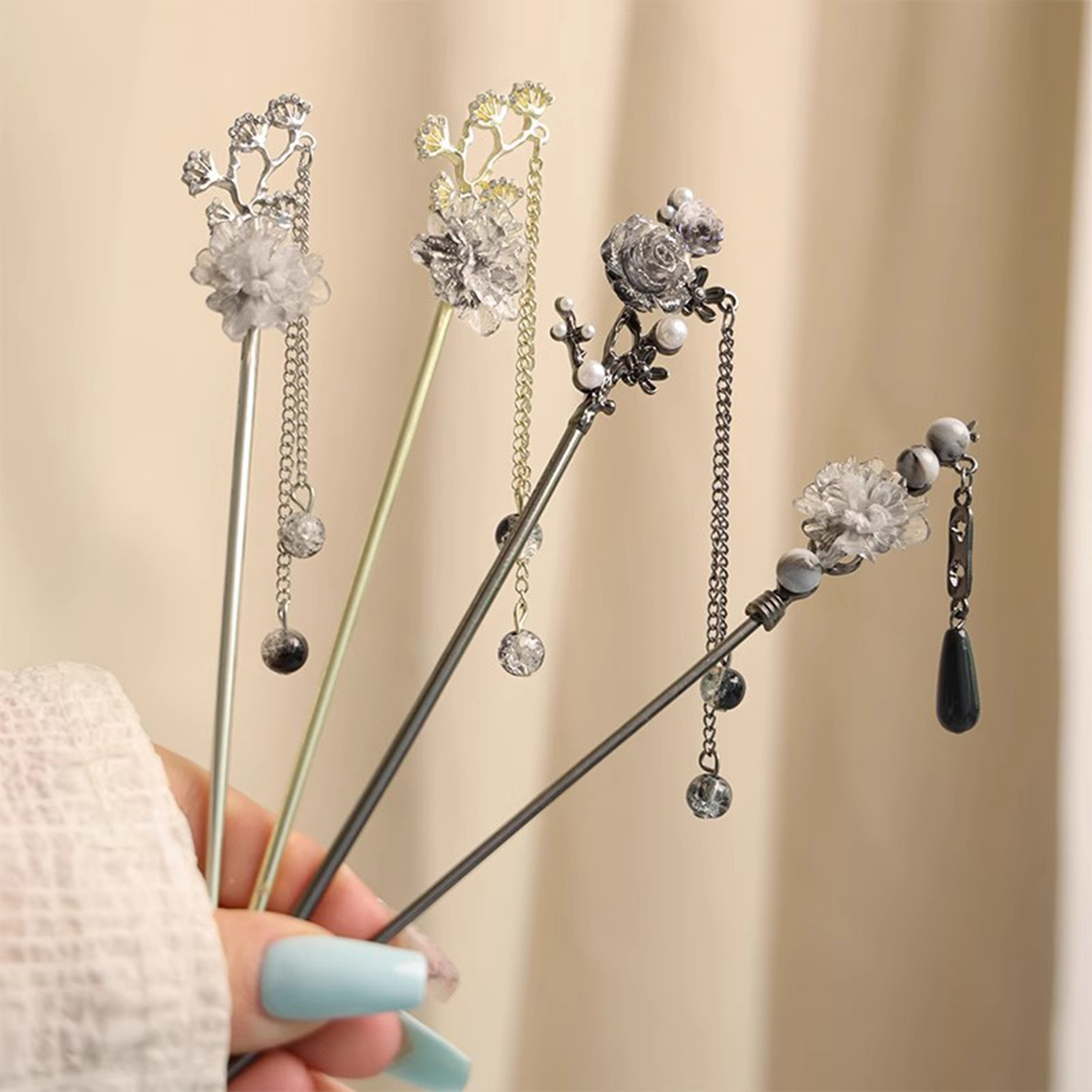 Elegantes Grampos de Cabelo em - Pearl Hair Pin avaliação e preço