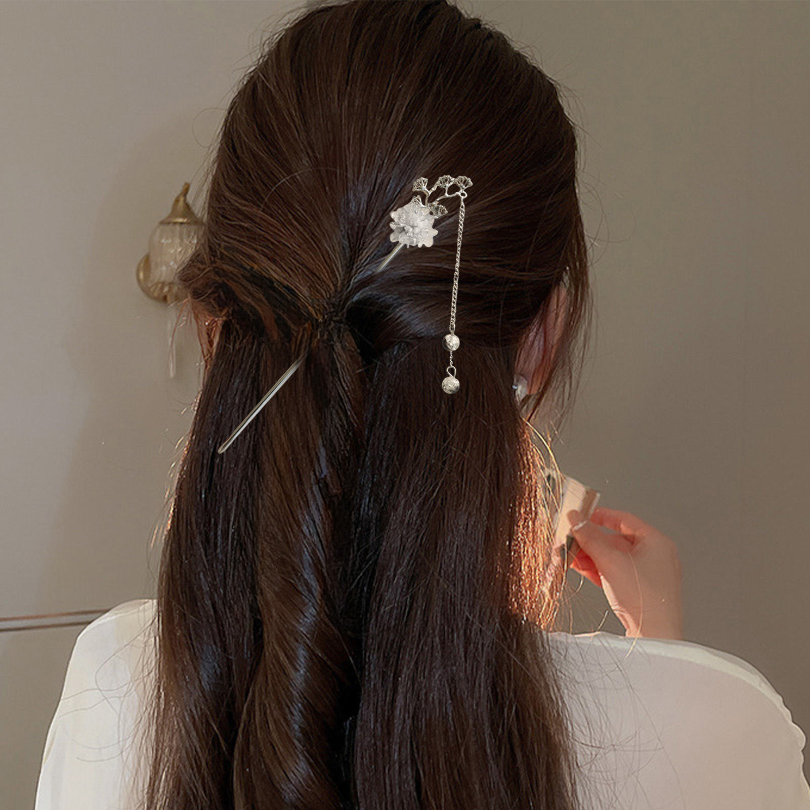 Elegantes Grampos de Cabelo em - Pearl Hair Pin avaliação e preço