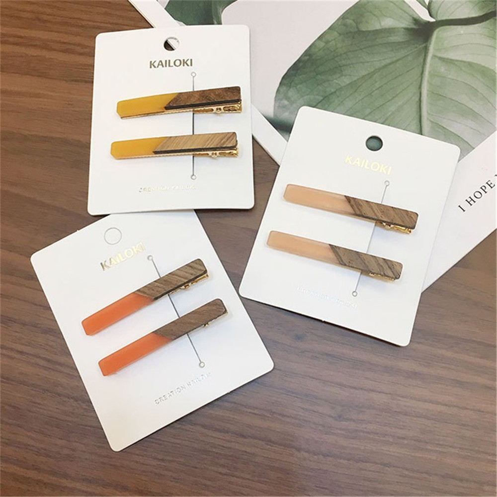 Grampos de cabelo acrílicos ge - Women Accessories Combo Gift avaliação e preço