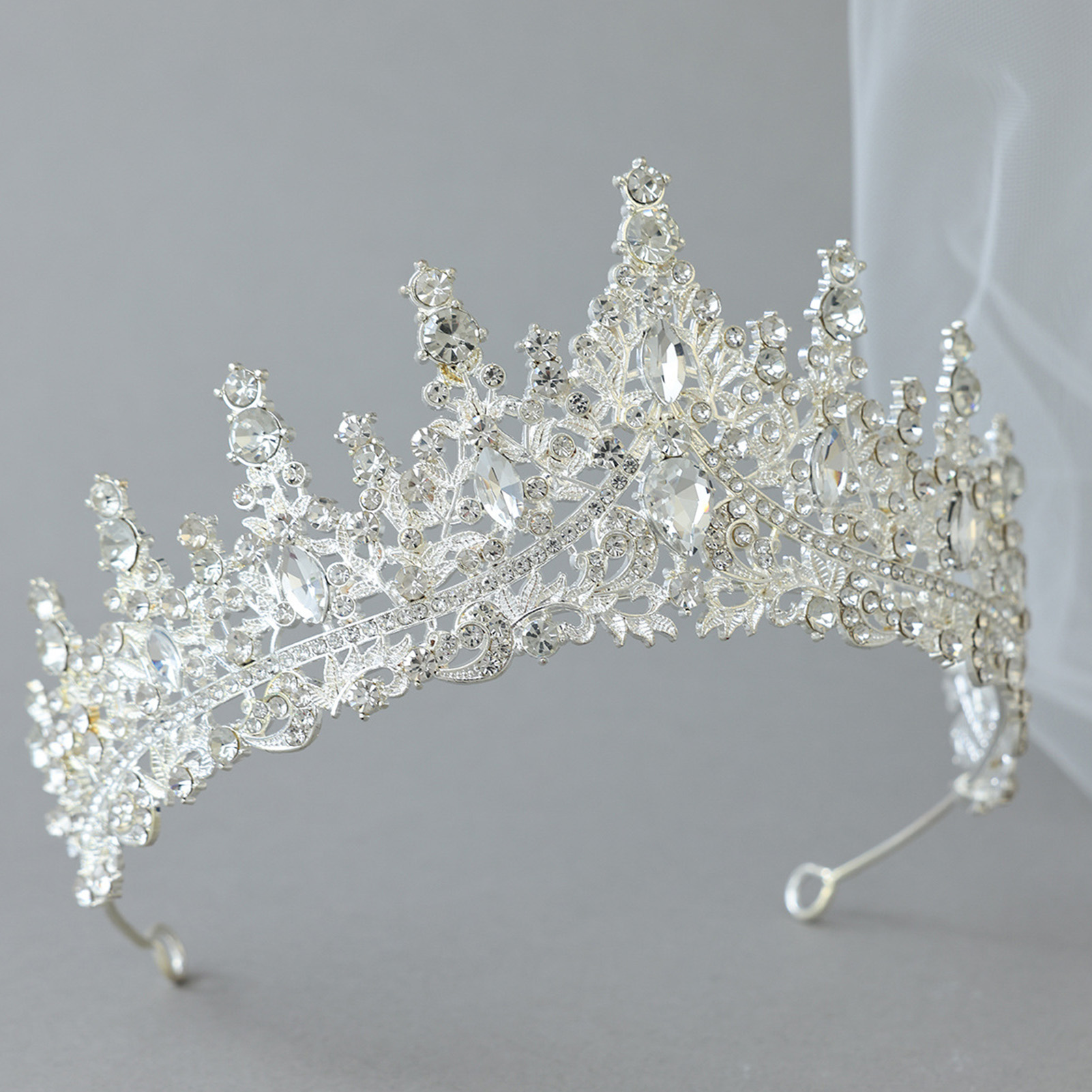 Coroa de Noiva com Strass Bril - Women'S Wedding Accessories avaliação e preço
