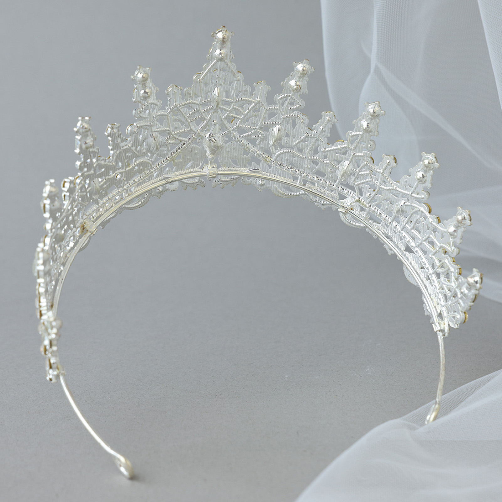 Coroa de Noiva com Strass Bril - Women'S Wedding Accessories avaliação e preço