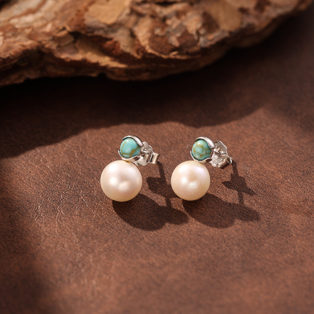 Brincos de Prata 925 com Pérol - Statement Earrings Oversized avaliação e preço